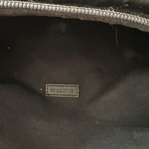 Balenciaga MEN'S EXPLORER BELTPACK IN BLACK with White Logo Nylon - Picture 8 of 9